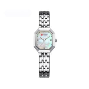CURREN 9108 New Casual Ladies Quartz Watch- Silver