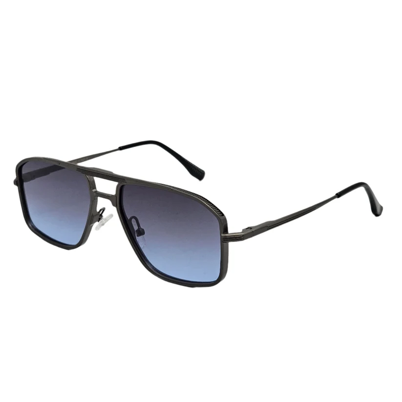 DITA Black Geometric Aviator Sunglasses with Blue Gradient Lenses DITA Black Geometric Aviator Sunglasses with Blue Gradient Lenses