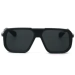 MOSCOT Black Translucent Square Sunglasses