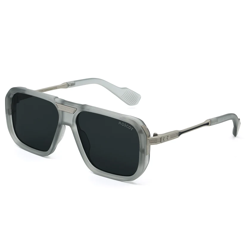 MOSCOT Grey Translucent Square Sunglasses MOSCOT Grey Translucent Square Sunglasses