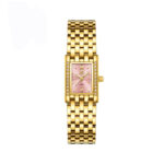 OLEVS 3700 New Elegant Quartz Ladies Watch-Gold Pink