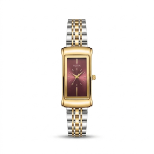 Oliya 182 Ladies Watch - Silver Gold Red