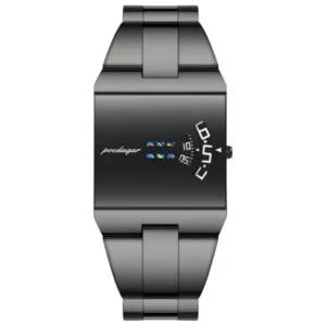 Poedagar 857 Luxury Quartz Watch for Men Black