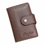 Premium Brown Leather Card Holder – Origins