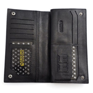 Premium Quality ORIGINS Leather Long Wallet-Black