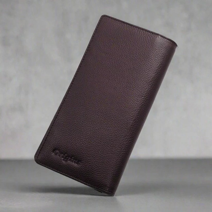 Premium Quality ORIGINS Leather Long Wallet Black Premium Quality ORIGINS Leather Long Wallet