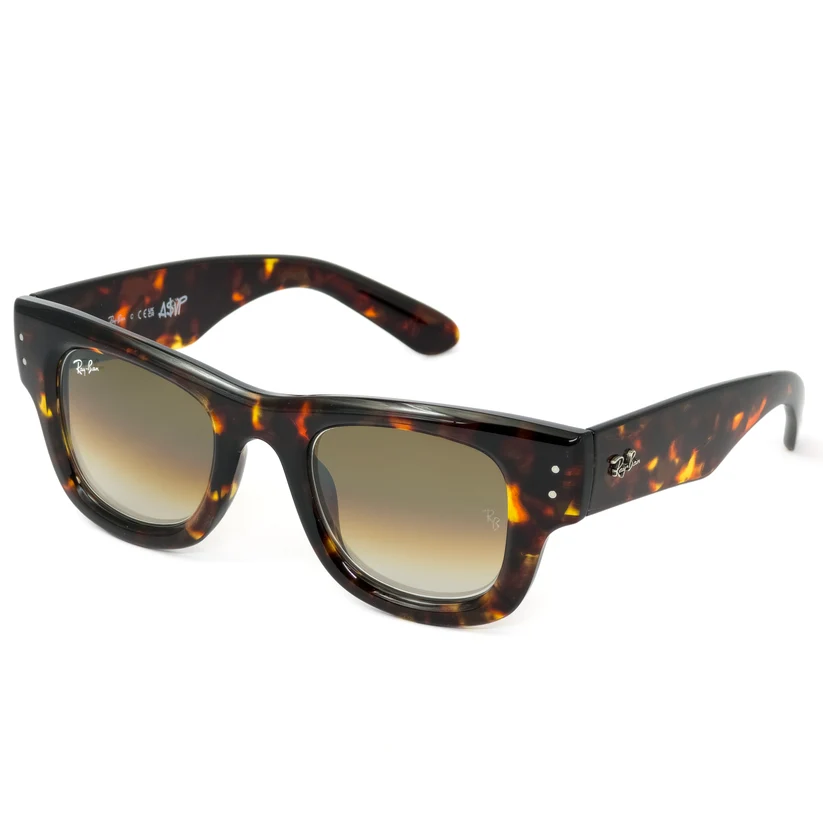 Ray-Ban Classic Tortoiseshell Square Sunglasses with Gradient Brown Lenses Ray-Ban Classic Tortoiseshell Square Sunglasses with Gradient Brown Lenses