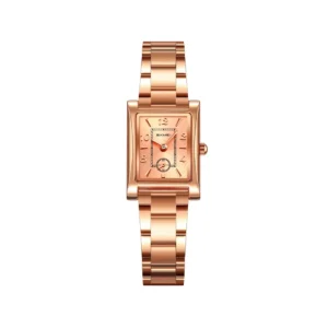 SKMEI 2570 Stainless Steel 3ATM Water Resistant Quartz Ladies Watch-Rose Gold
