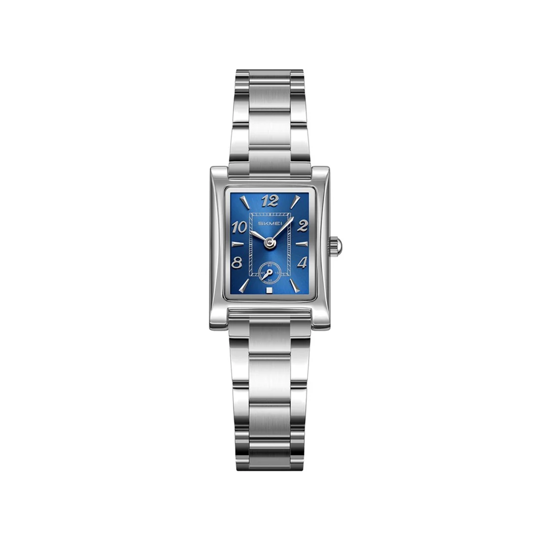SKMEI 2570 Stainless Steel 3ATM Water Resistant Quartz Ladies Watch-Silver Blue SKMEI 2570 Stainless Steel 3ATM Water Resistant Quartz Ladies Watch-Silver Blue
