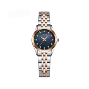 Curren 9111 Diamonds Design Quartz Women's Watch-Rose Blue