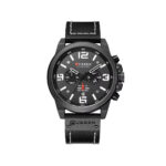 CURREN 8314 Belt Quartz Watch for Men – Black