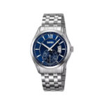 Skmei 9319 Luxury Stainless Steel Classic Men’s Wrist watches- Silver Blue